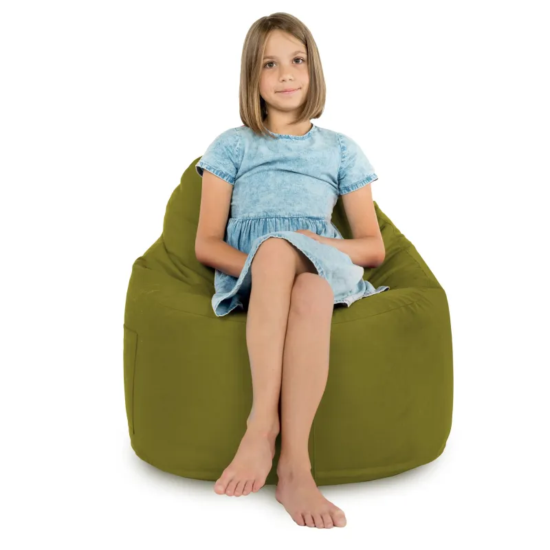 Fauteuil Pouf Siège de Sol Smart Porto - Velours Soft – vue 65
