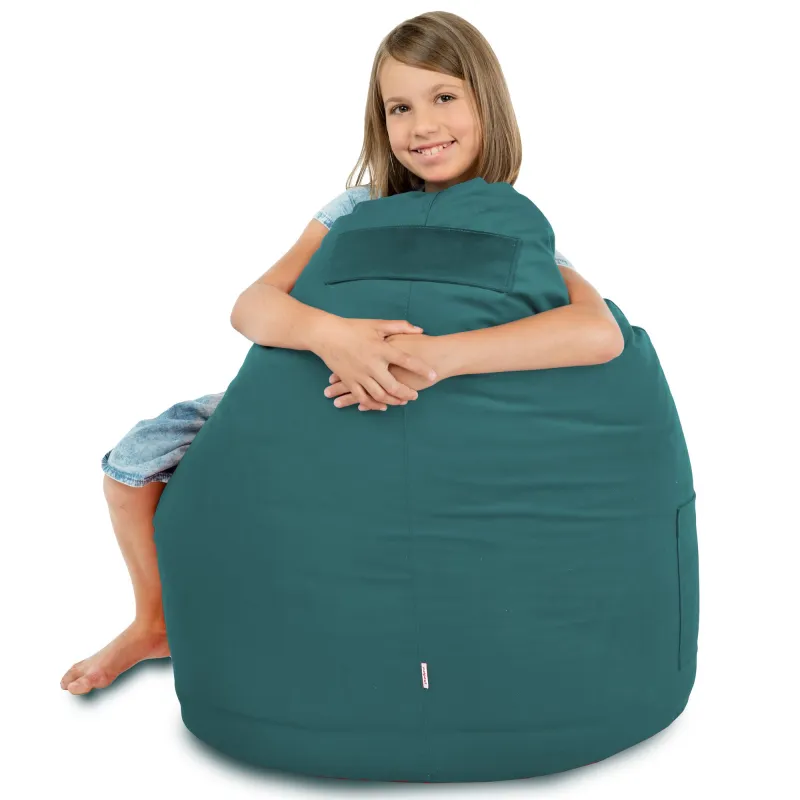 Fauteuil Pouf Siège de Sol Smart Porto - Velours Soft – vue 33