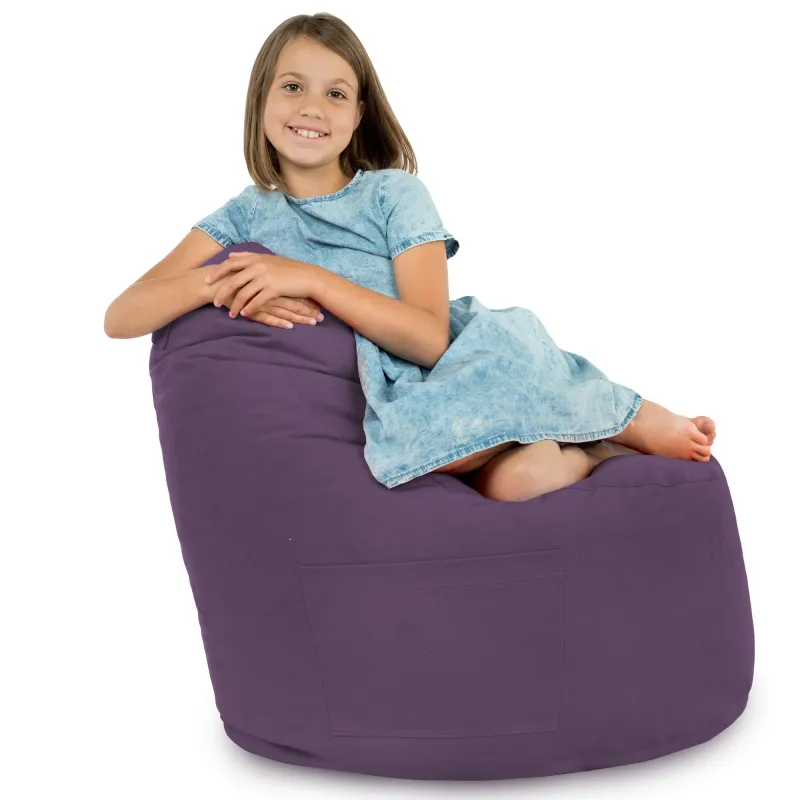 Fauteuil Pouf Siège de Sol Smart Porto - Velours Soft – vue 43