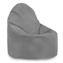 Fauteuil Pouf Siège de Sol Smart Porto - Velours Soft