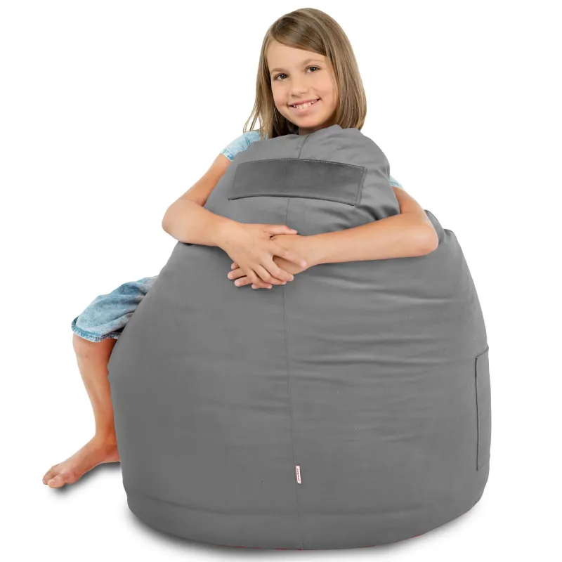 Fauteuil Pouf Siège de Sol Smart Porto - Velours Soft – vue 32