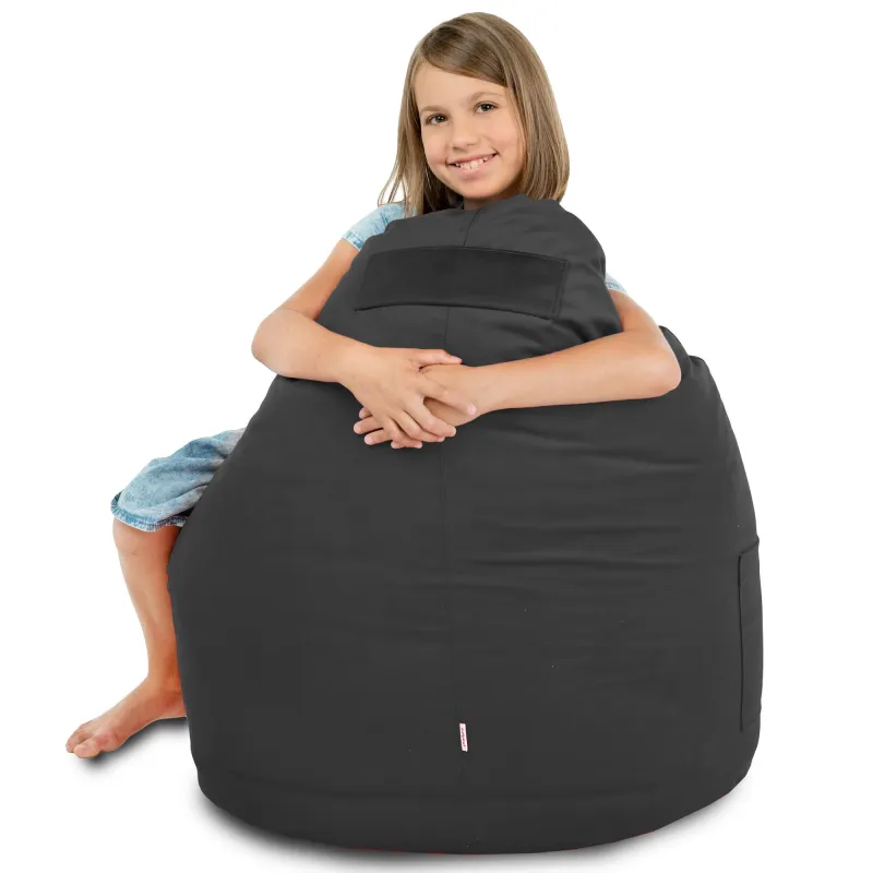 Fauteuil Pouf Siège de Sol Smart Porto - Velours Soft – vue 31