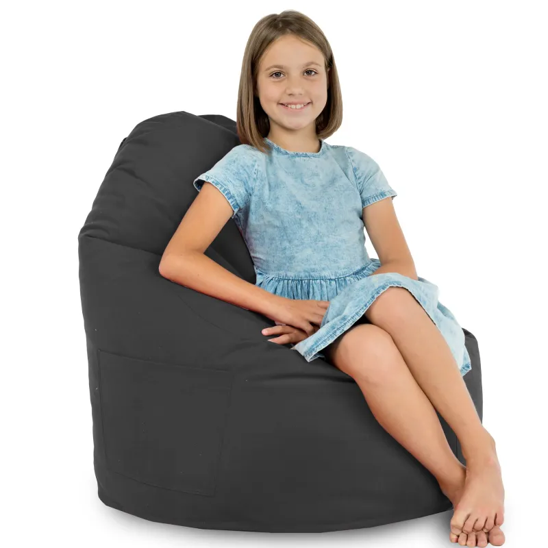 Fauteuil Pouf Siège de Sol Smart Porto - Velours Soft – vue 81