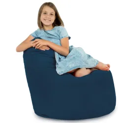 Fauteuil Pouf Siège de Sol Smart Porto - Velours Soft – vue 48