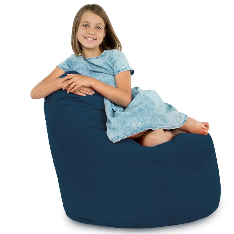 Fauteuil Pouf Siège de Sol Smart Porto - Velours Soft – vue 48