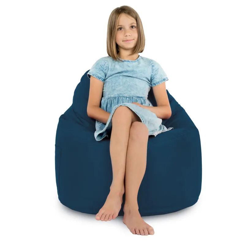 Fauteuil Pouf Siège de Sol Smart Porto - Velours Soft – vue 64