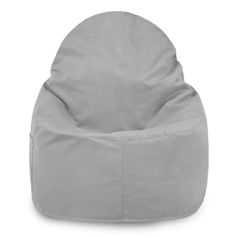Fauteuil Pouf Siège de Sol Smart Porto - Velours Soft – vue 28
