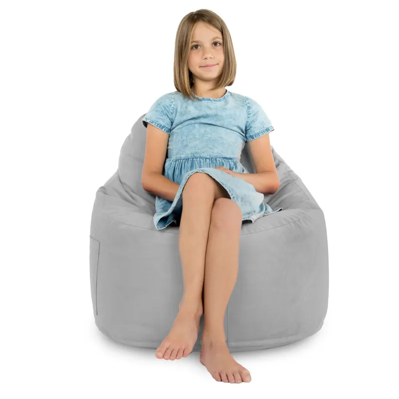 Fauteuil Pouf Siège de Sol Smart Porto - Velours Soft – vue 58