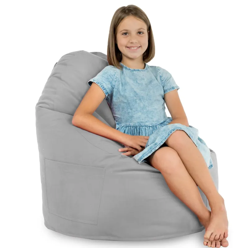 Fauteuil Pouf Siège de Sol Smart Porto - Velours Soft – vue 76