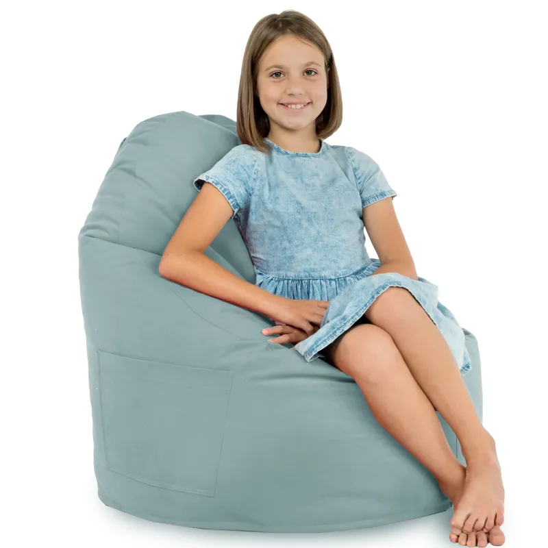 Fauteuil Pouf Siège de Sol Smart Porto - Velours Soft – vue 71