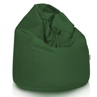 Vert foncé Pouf Poire velours