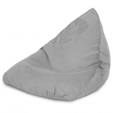 Gris clair Pouf Poire Bermuda de salon velours