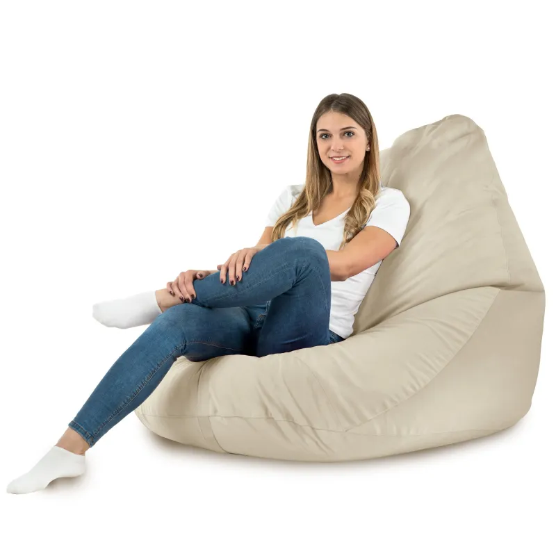 Pouf Drop XXL avec texture douce pour un espace de vie agréable