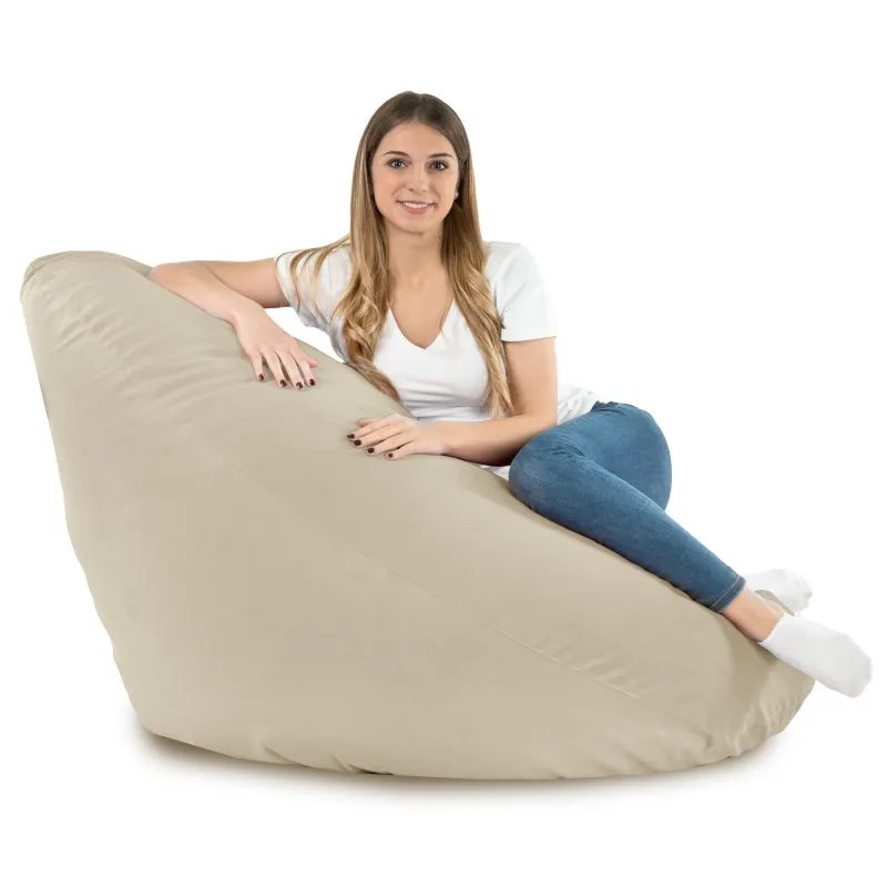Pouf Drop XXL confortable parfait pour se détendre dans le jardin