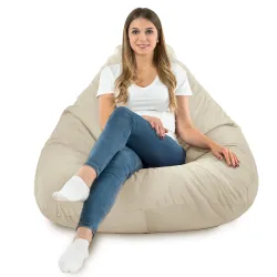 Pouf Drop XXL pour la salle de jeux des enfants avec un design amusant