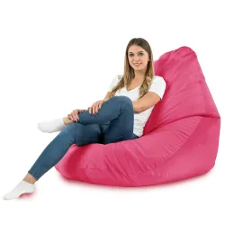 Pouf avec Dossier XXL Drop - Velours Soft – vue 30