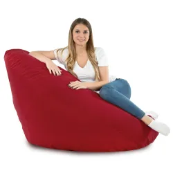 Pouf avec Dossier XXL Drop - Velours Soft – vue 52