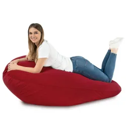 Pouf avec Dossier XXL Drop - Velours Soft – vue 91