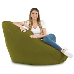 Pouf avec Dossier XXL Drop - Velours Soft – vue 53