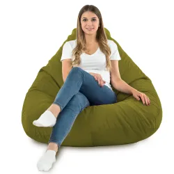 Pouf avec Dossier XXL Drop - Velours Soft – vue 73
