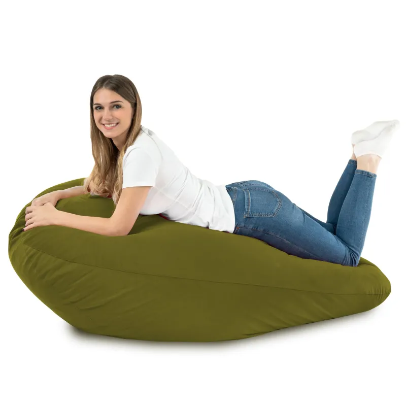 Pouf avec Dossier XXL Drop - Velours Soft – vue 92