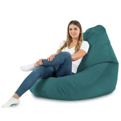 Pouf avec Dossier XXL Drop - Velours Soft – vue 34