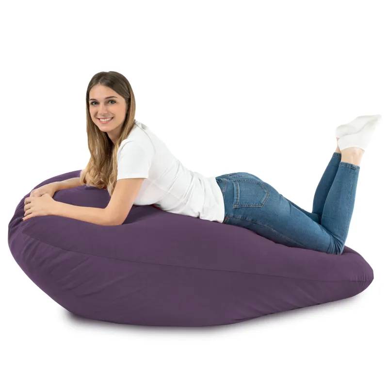 Pouf avec Dossier XXL Drop - Velours Soft – vue 94