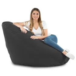 Pouf avec Dossier XXL Drop - Velours Soft – vue 57