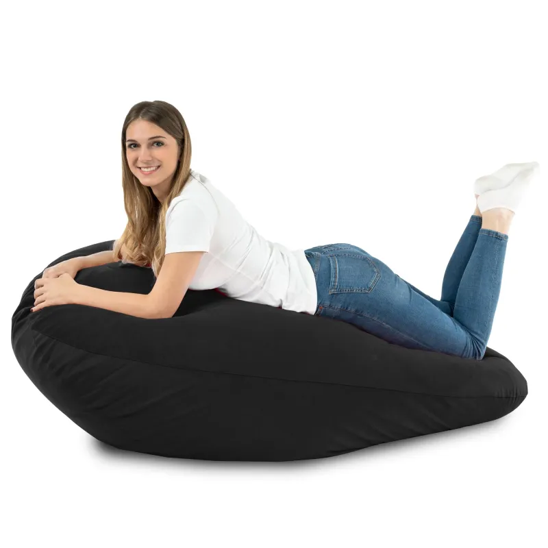 Pouf avec Dossier XXL Drop - Velours Soft – vue 97
