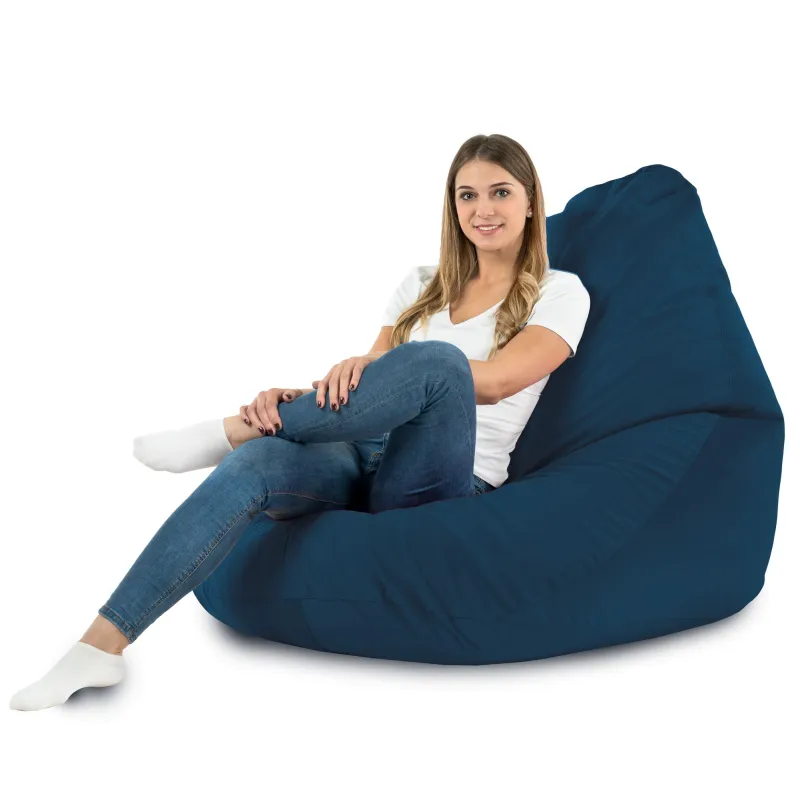 Pouf avec Dossier XXL Drop - Velours Soft – vue 40