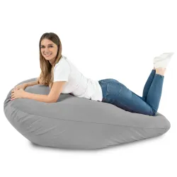 Pouf avec Dossier XXL Drop - Velours Soft – vue 81