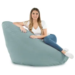 Pouf avec Dossier XXL Drop - Velours Soft – vue 43