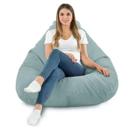 Pouf avec Dossier XXL Drop - Velours Soft – vue 63