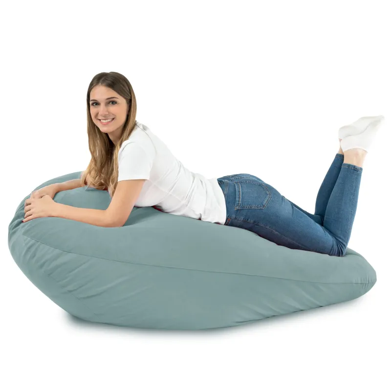 Pouf avec Dossier XXL Drop - Velours Soft – vue 83