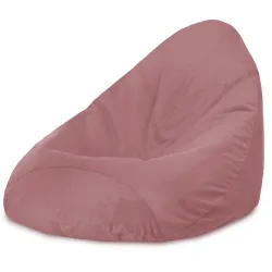 Pouf avec Dossier XXL Drop - Velours Soft