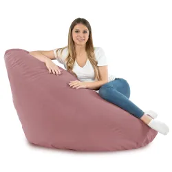 Pouf avec Dossier XXL Drop - Velours Soft – vue 45