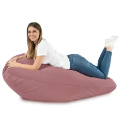 Pouf avec Dossier XXL Drop - Velours Soft – vue 85