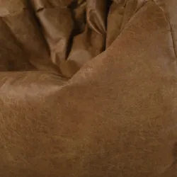 Pouf Poire XXL pour adultes Géant - Cuir Naturel Premium – vue 4