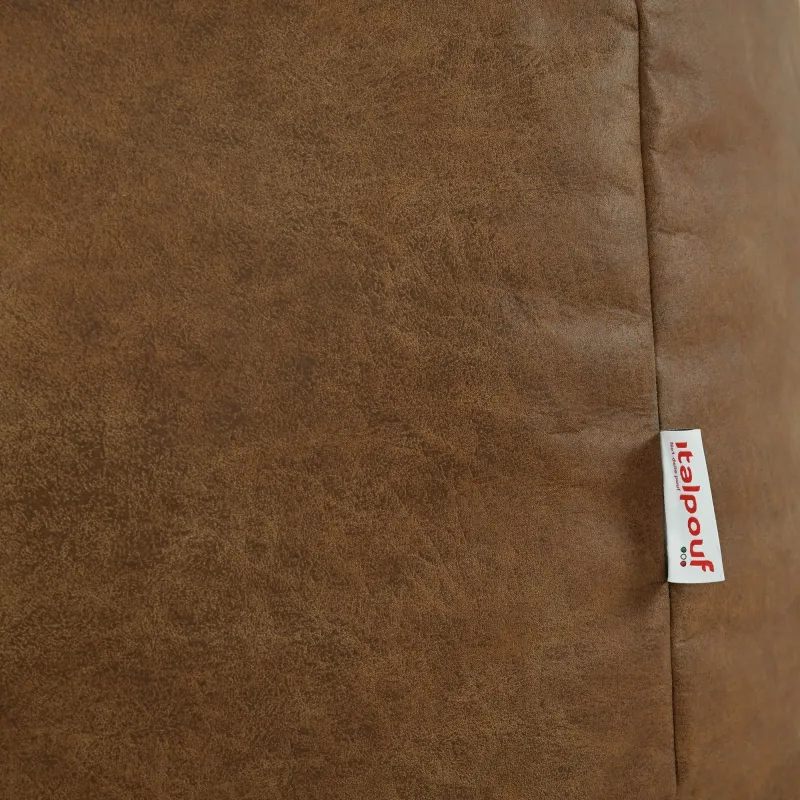 Pouf Poire XXL pour adultes Géant - Cuir Naturel Premium – vue 5
