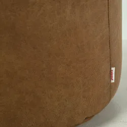 Pouf Rond Cylindre - Cuir Naturel Premium – vue 5