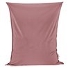 Rose poudré Pouf Poire Coussin XXL velours