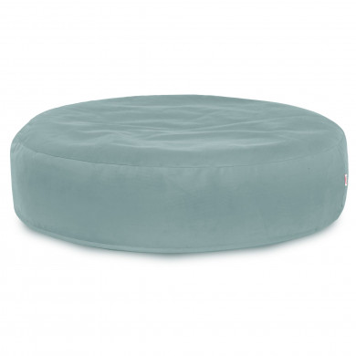 Menthe Coussin Pouf Rond Monaco velours