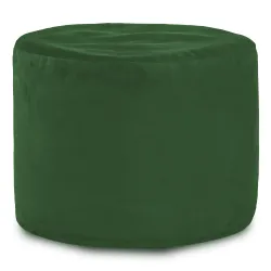 Pouf Rond Cylindre - Velours Soft