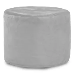 Pouf Rond Cylindre - Velours Soft
