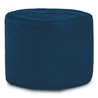 Bleu marine Pouf Cylindre velours