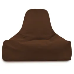 Fauteuil Pouf avec Dossier Bali - Velours Soft – vue 16