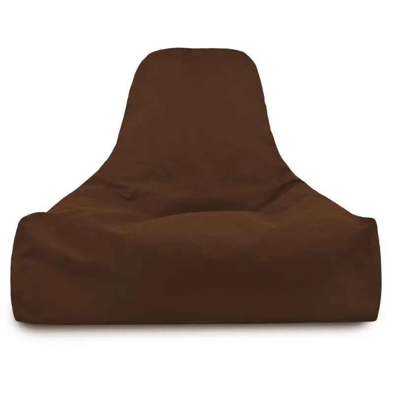Fauteuil Pouf avec Dossier Bali - Velours Soft – vue 16