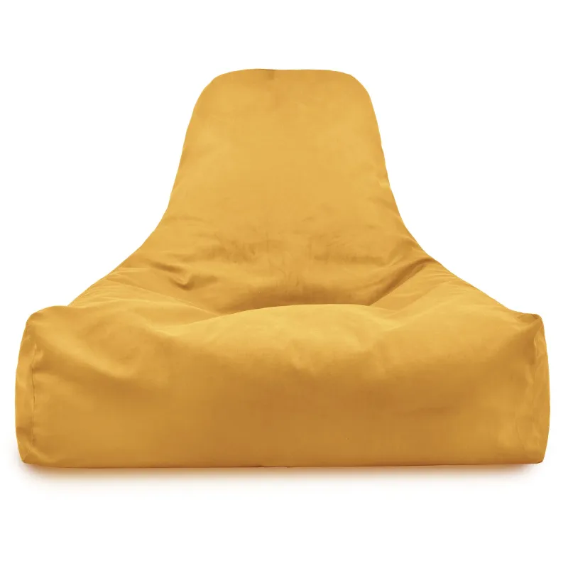 Fauteuil Pouf avec Dossier Bali - Velours Soft – vue 17