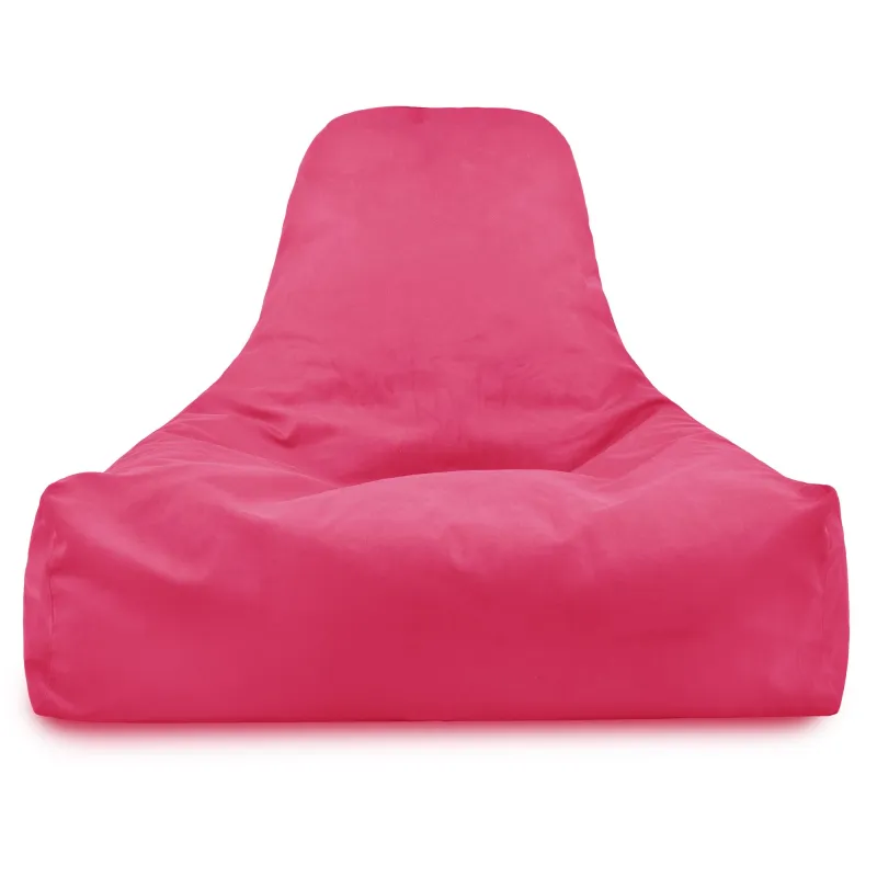 Fauteuil Pouf avec Dossier Bali - Velours Soft – vue 19