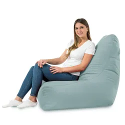 Fauteuil Pouf avec Dossier Bali - Velours Soft – vue 53